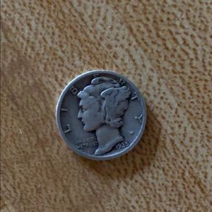 1935 mercury S dime